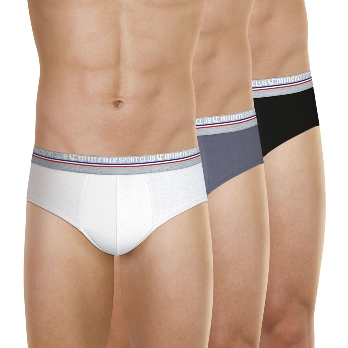 Eminence Lot de 3 slips homme coton stretch pas cher Auchan