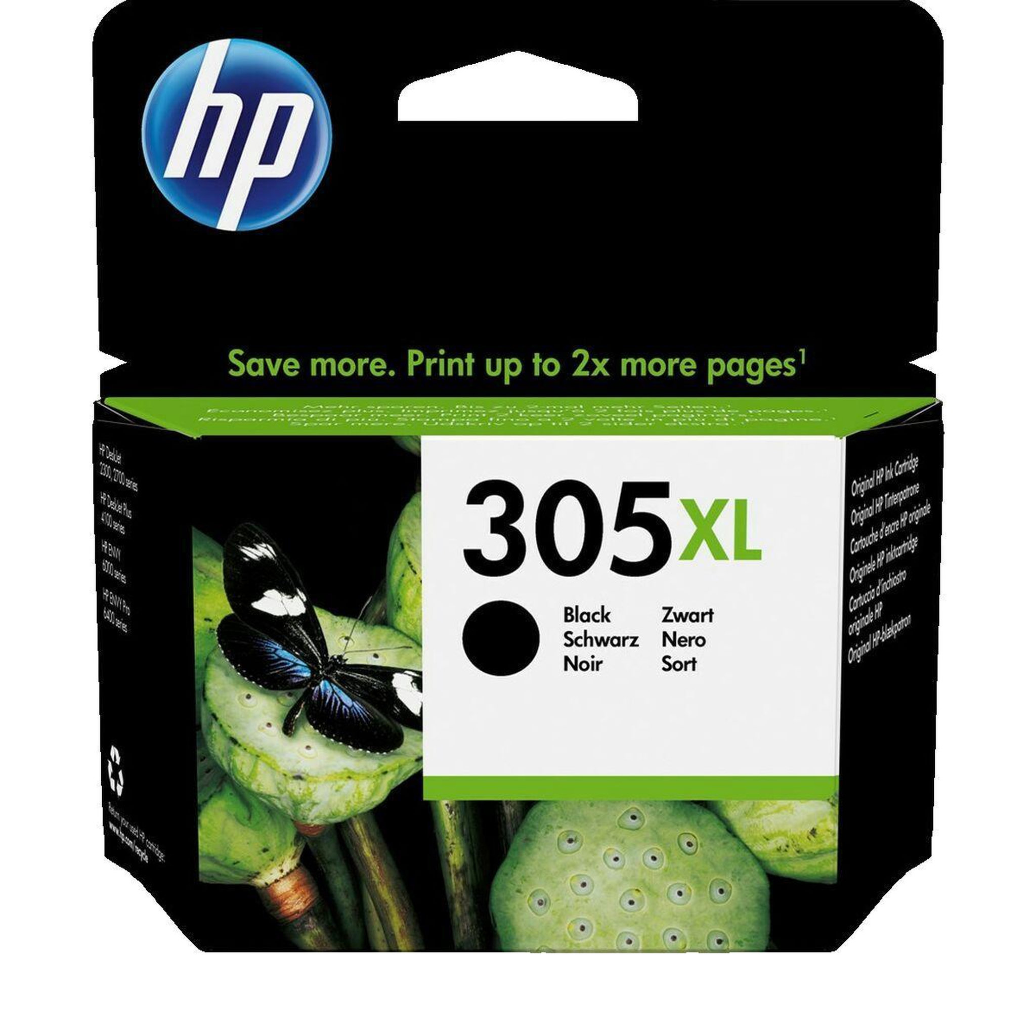 HP Cartouche d'encre Hewlett-Packard HP 305XL Noir