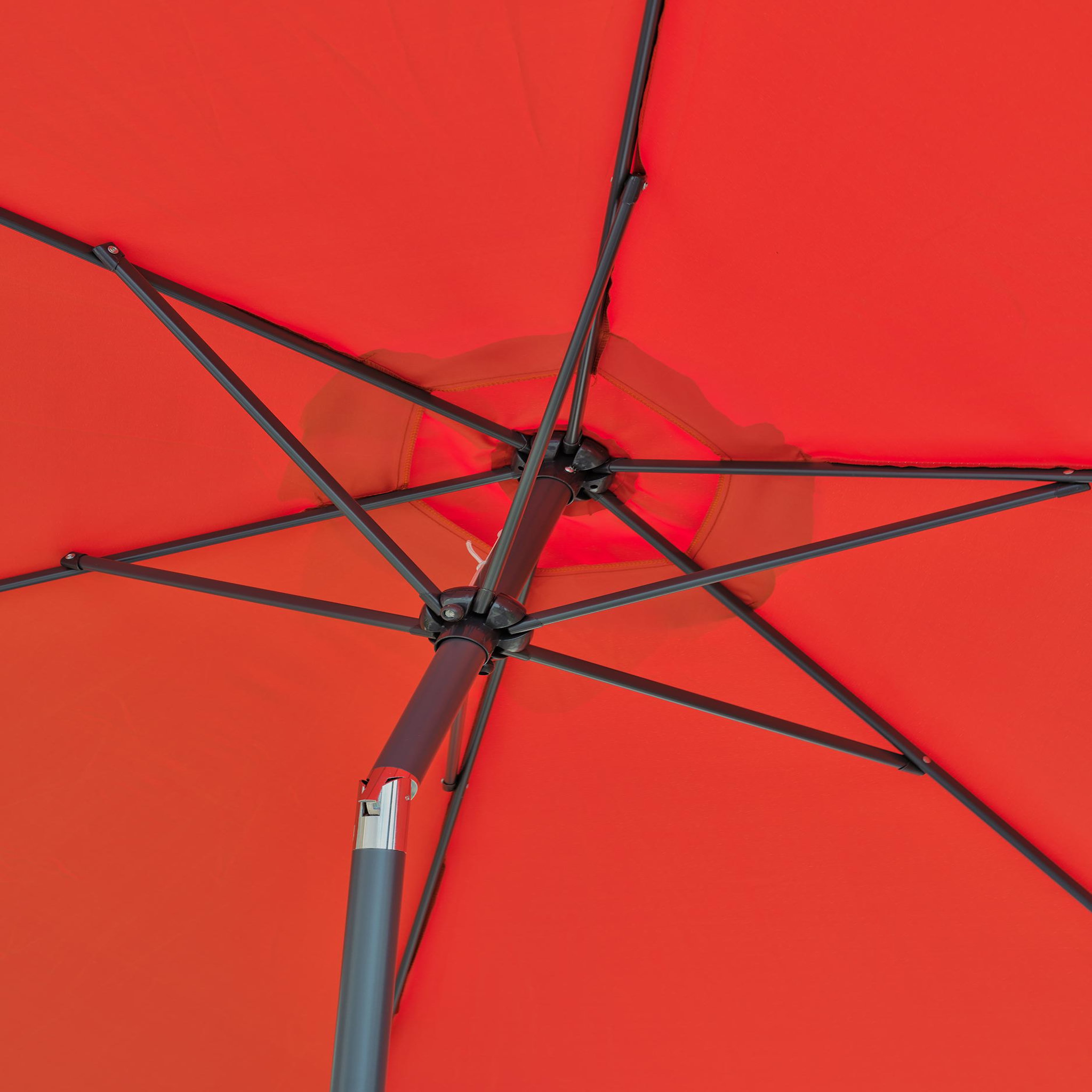 Voir la diapositive 5 : DCB GARDEN Parasol à manivelle en aluminium  et toile