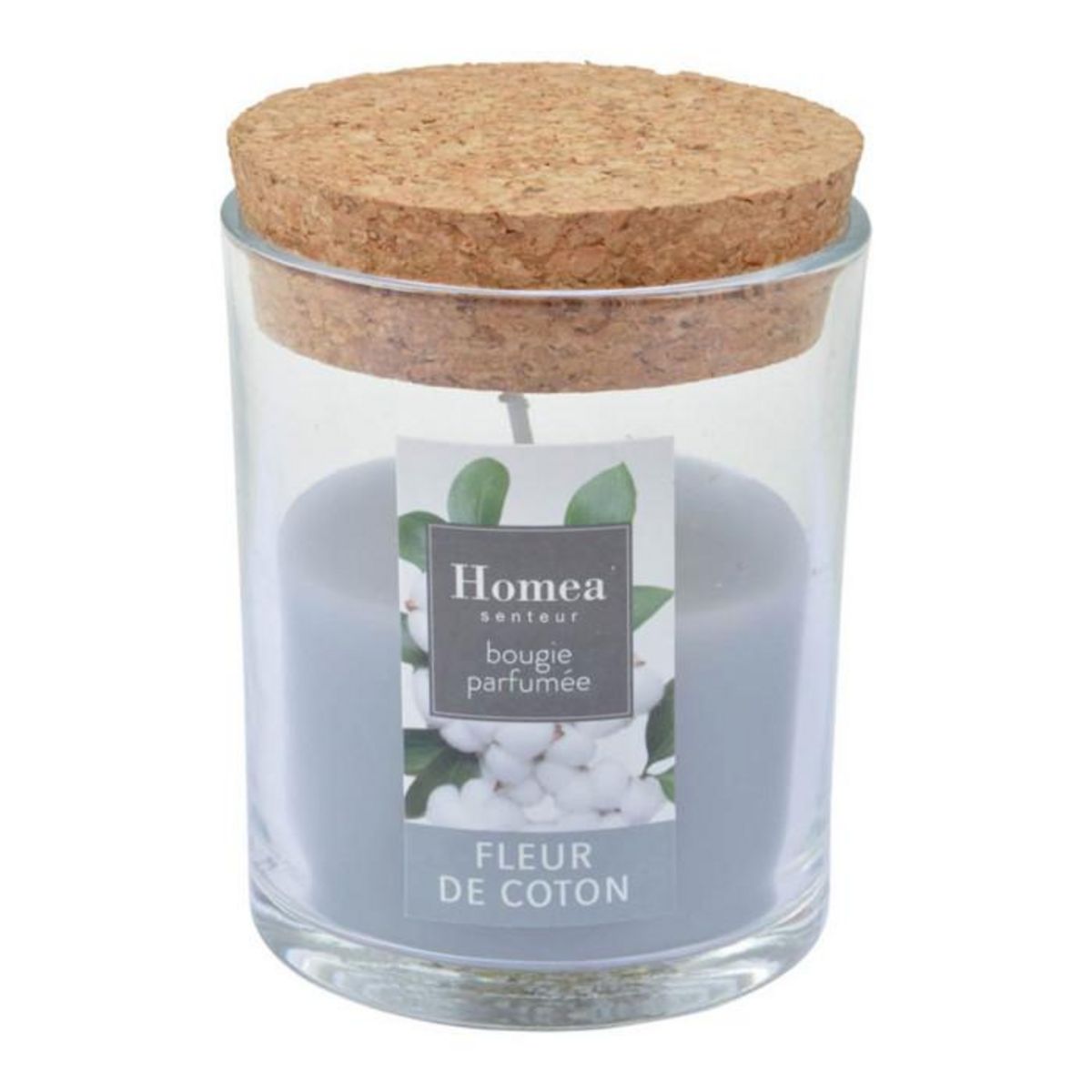 Paris Prix Bougie Verrine Parfumée  Essentiel II  8cm Fleur de Coton