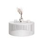 Voir la diapositive 2 : BEST MOBILIER Sally - table basse ronde - blanc - 59 cm