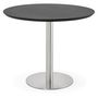 Voir la diapositive 2 : Paris Prix Table de Repas Design  Kansas  90cm Noir