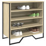 Voir la diapositive 1 : VIDAXL Armoire a chaussures chene sonoma 80x38x78 cm bois d'ingenierie