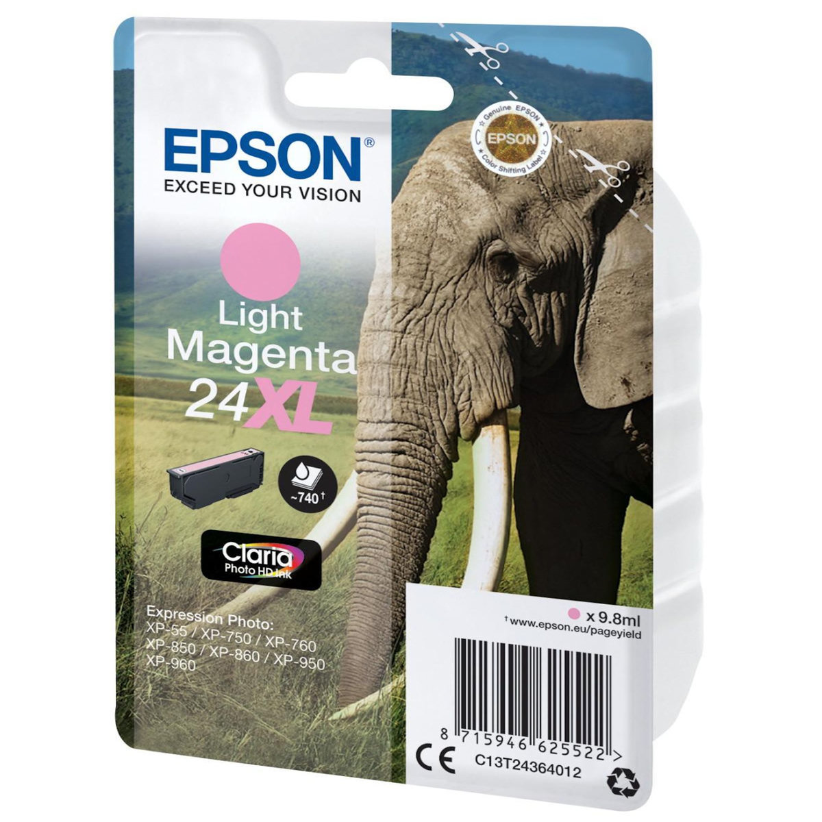 Epson Cartouche d'encre Epson 24XL Magenta Clair