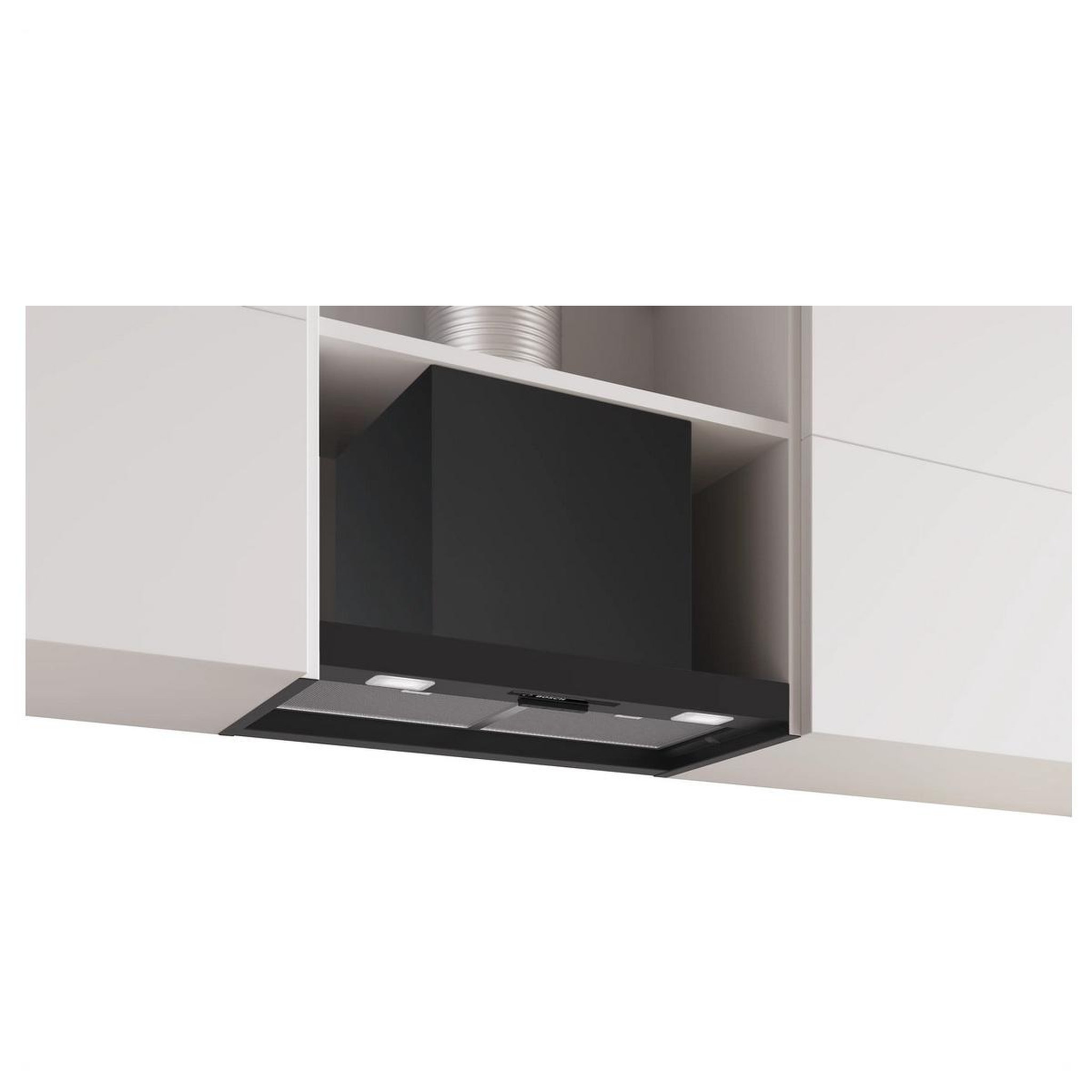 Voir la diapositive 1 : BOSCH Hotte design intégré 60cm 384 m3/h inox - DBB63BC60