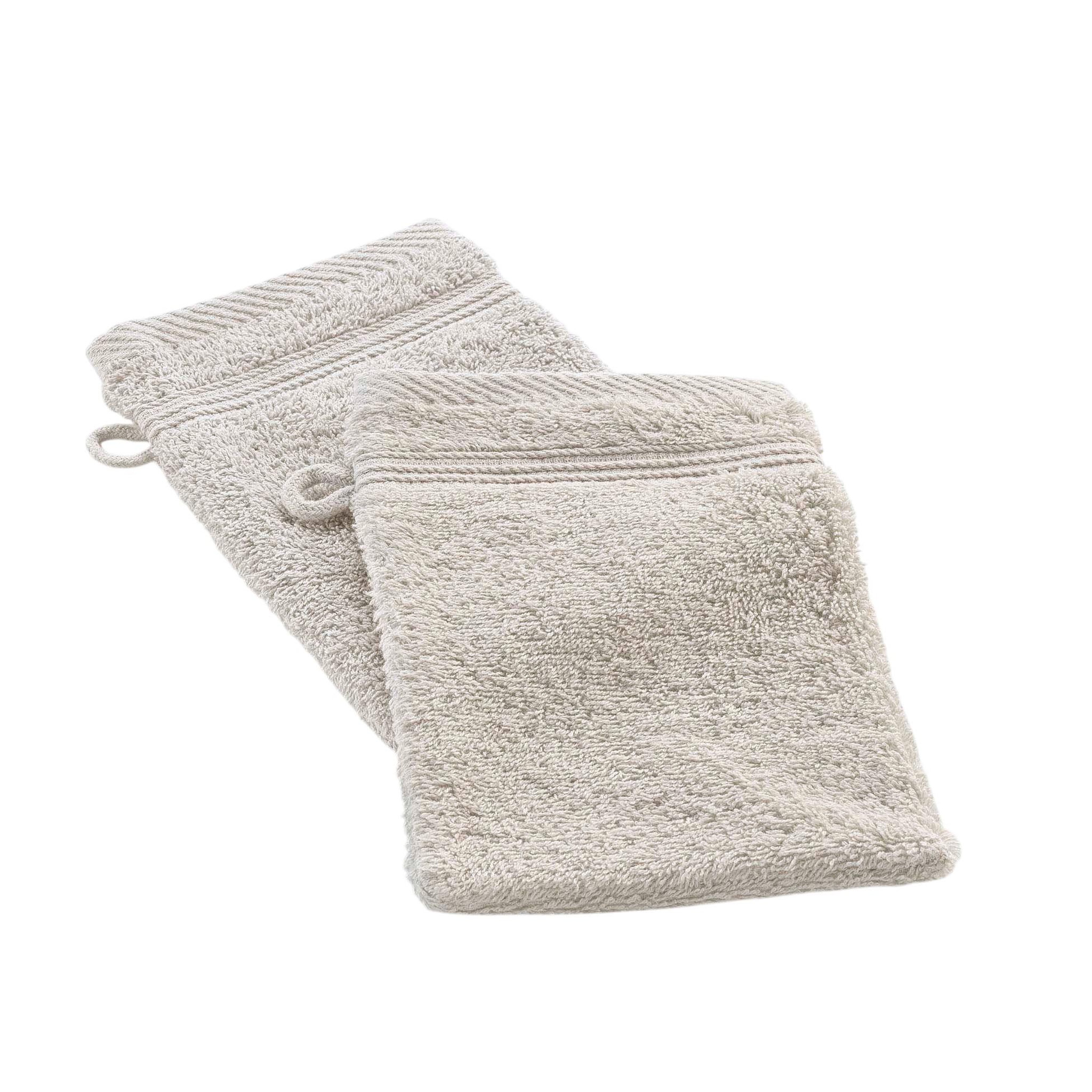 Voir la diapositive 1 : Eden Lot de 2 gants de toilette tendresse uni en coton