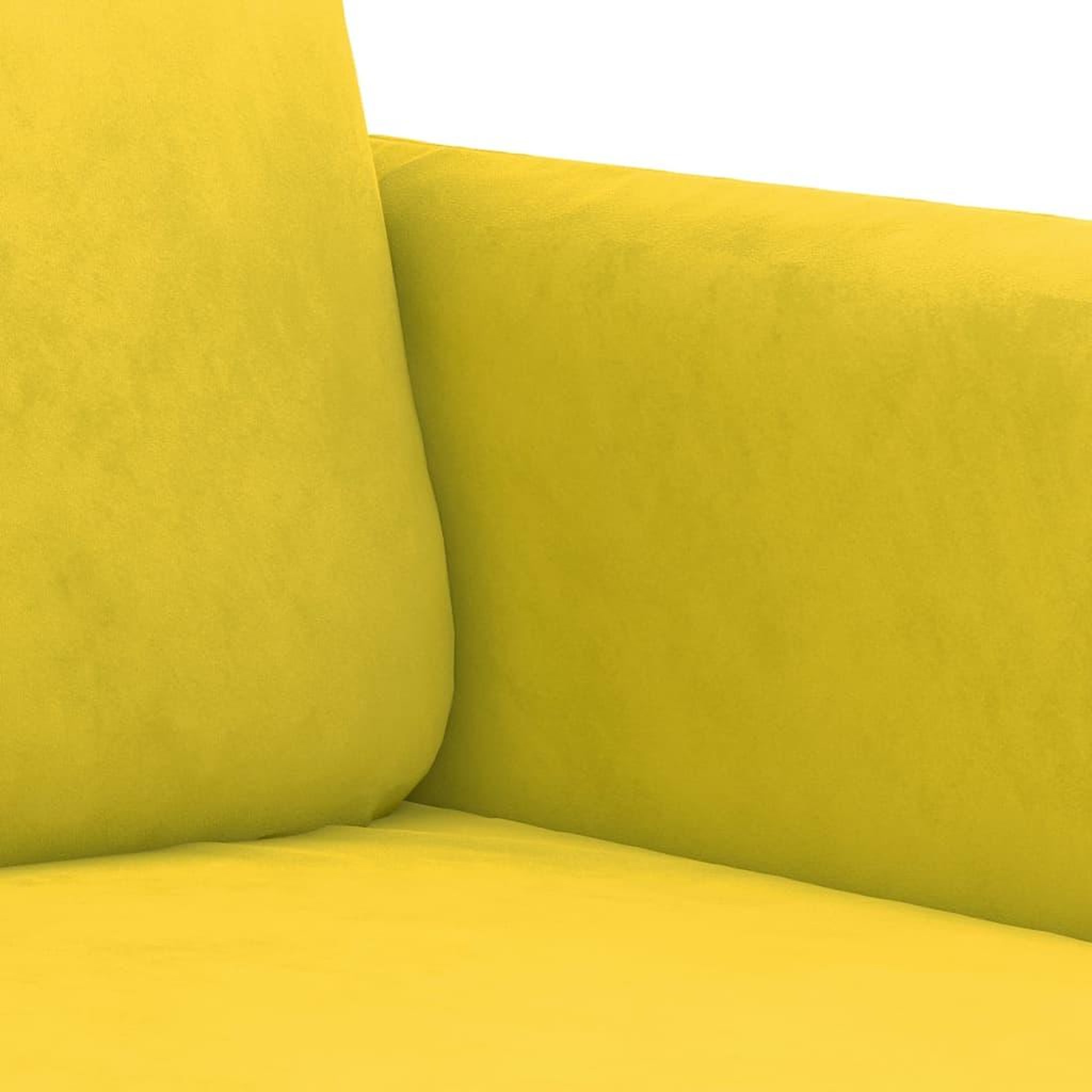 Voir la diapositive 5 : VIDAXL Ensemble de canapes 2 pcs jaune velours
