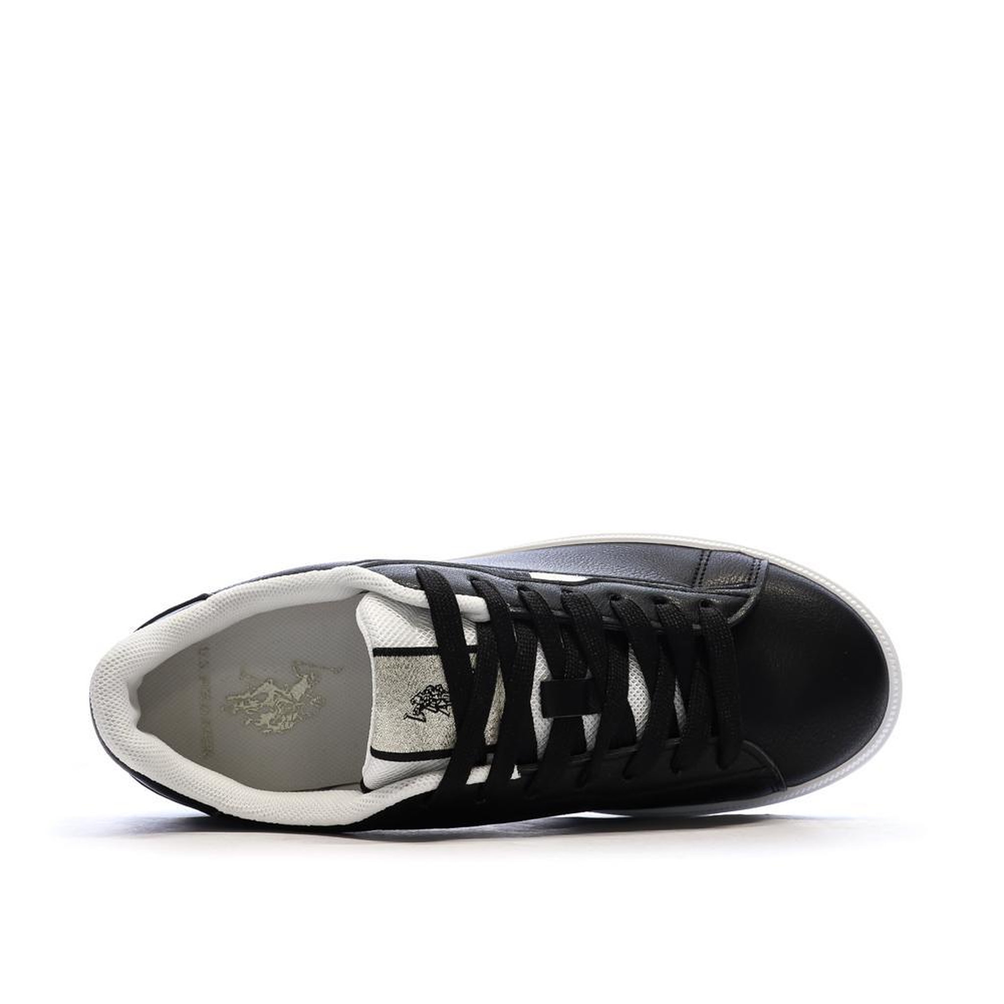 Voir la diapositive 3 : U.S. Polo Assn. Baskets noires femme us polo assn for everyday