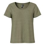 Pieces T-Shirt Kaki Femme Pieces Sophie. Coloris disponibles : Vert