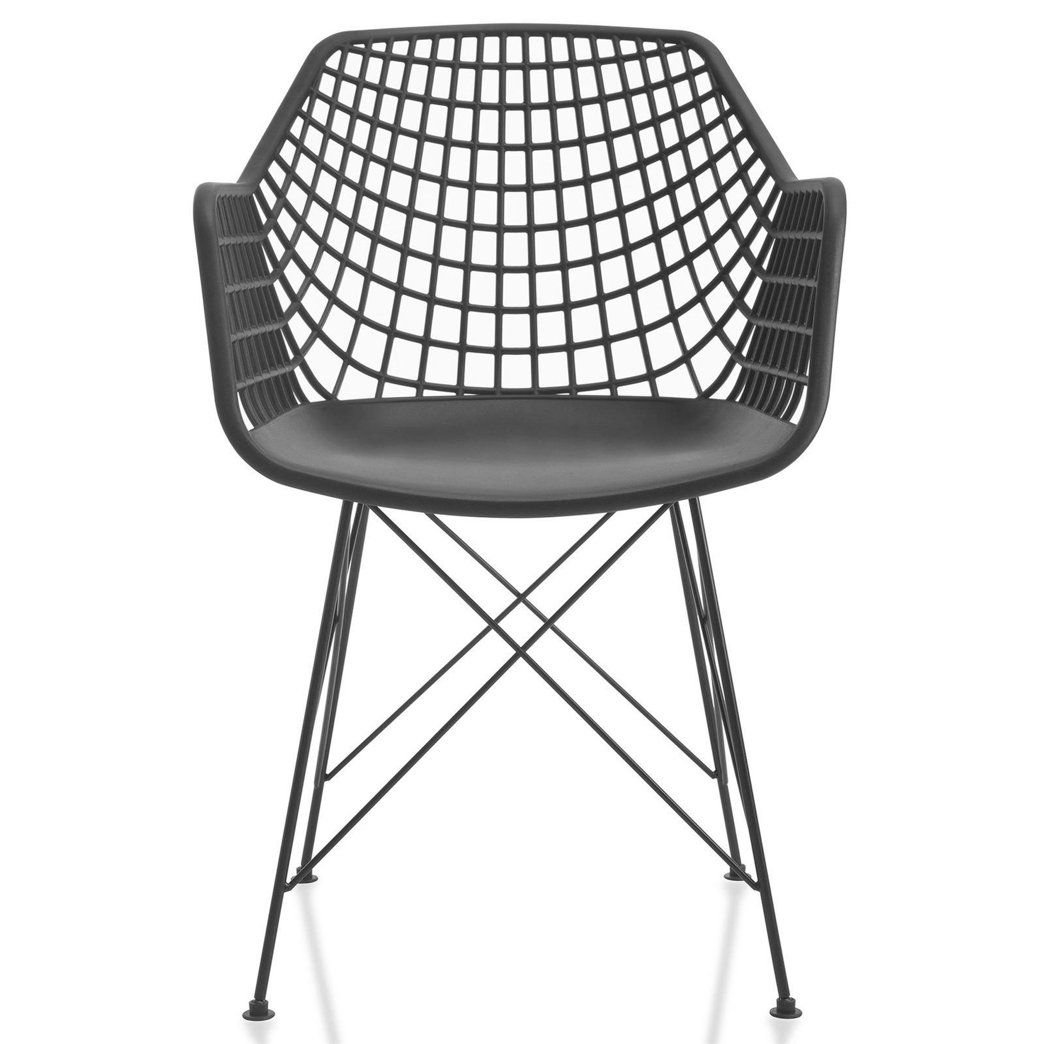 Voir la diapositive 6 : IDIMEX Lot de 4 chaises alicante, en plastique