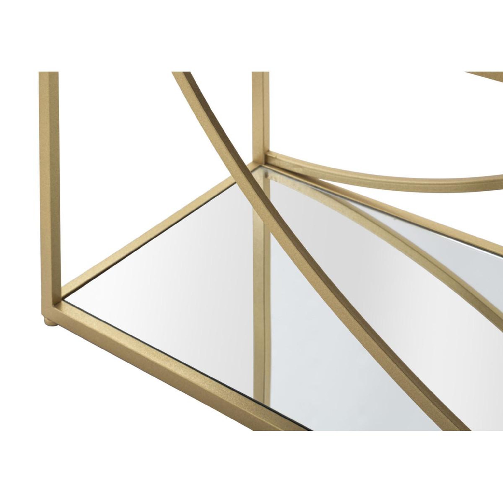 Voir la diapositive 5 : Paris Prix Étagère design 4 niveaux  glamy  180cm or