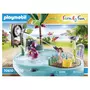 PLAYMOBIL 70610 - Family Fun Piscine avec jet d'eau