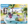 Voir la diapositive 2 : PLAYMOBIL 70610 - Family Fun Piscine avec jet d'eau