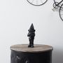 Voir la diapositive 5 : Paris Prix Statuette Design  Nain de Jardin Bad  33cm Noir