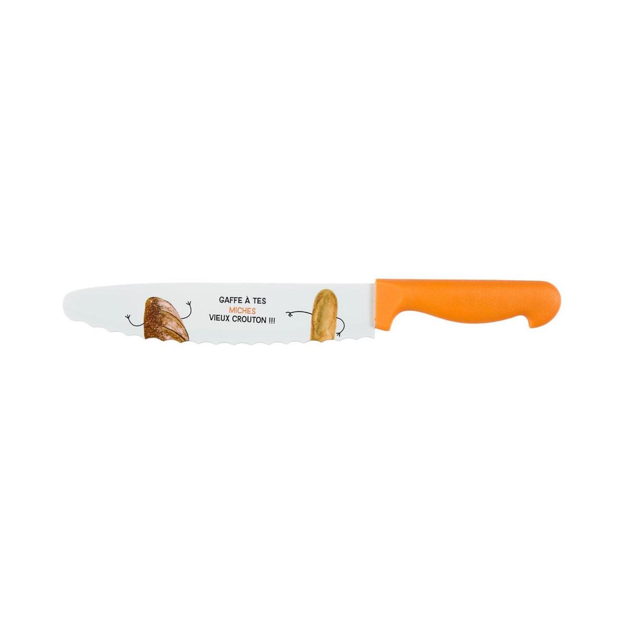 COOK CONCEPT Couteau à Pain  Ludique  32cm Orange