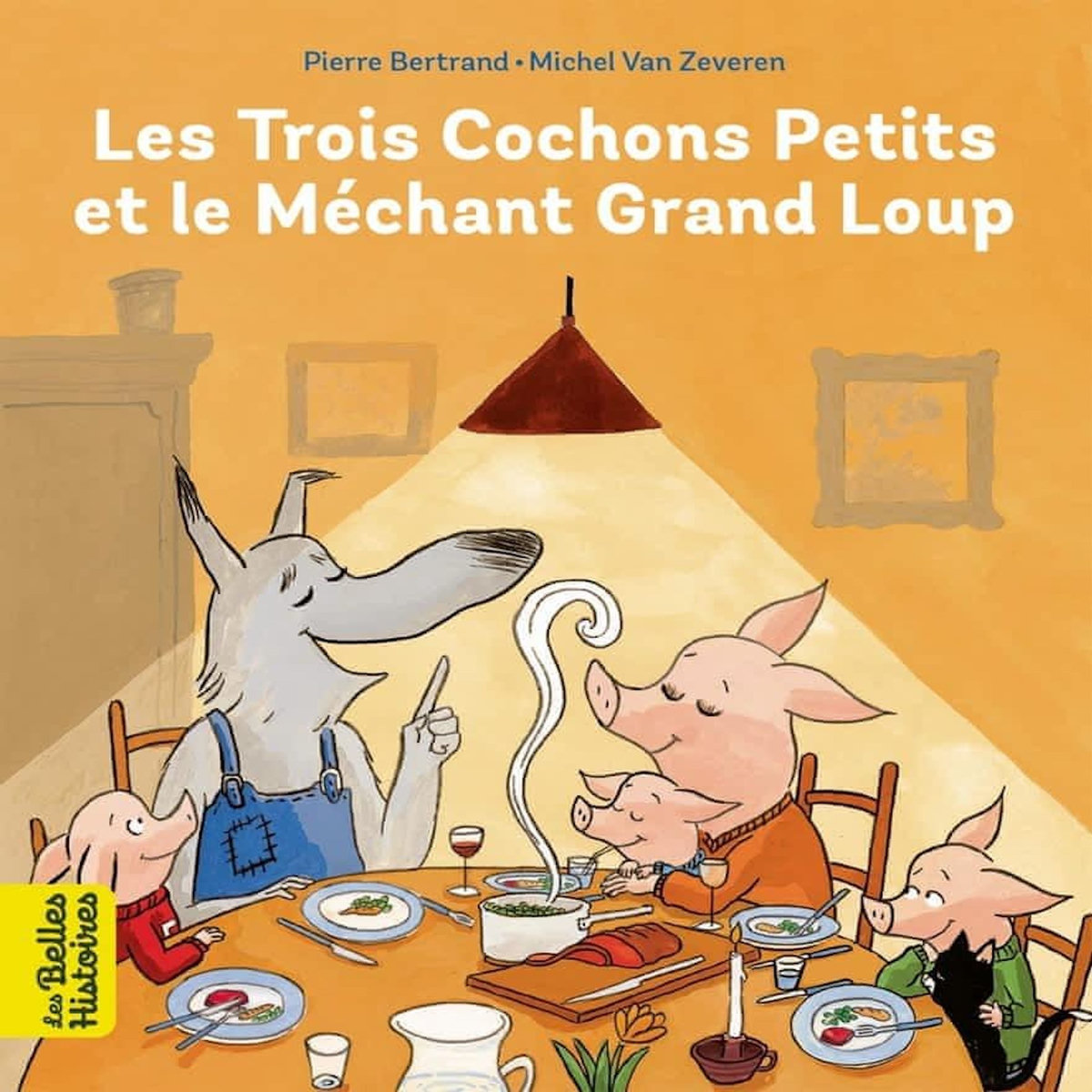 LES TROIS COCHONS PETITS ET LE MECHANT GRAND LOUP, Bertrand Pierre