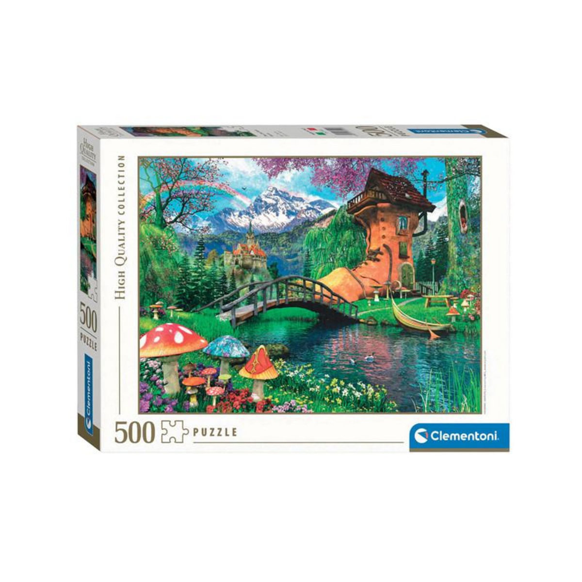 CLEMENTONI Clementoni Jigsaw Puzzle The Old Shoe House, 500pcs. 35522