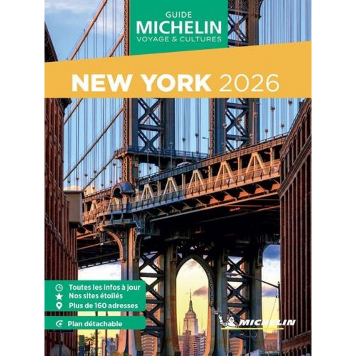 NEW YORK. EDITION 2026. AVEC 1 PLAN DETACHABLE, Michelin