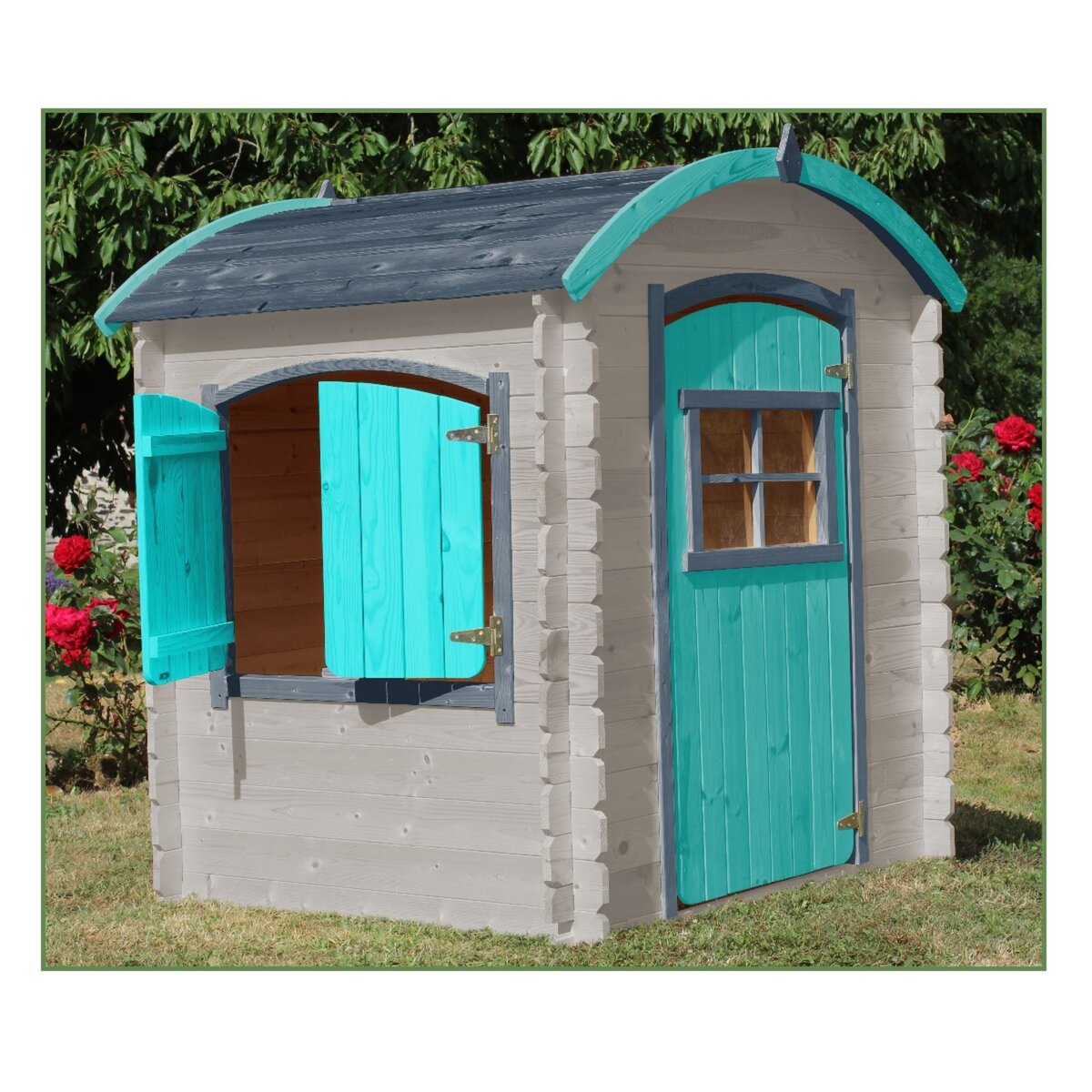 Soulet Cabane de jardin pour enfant - Bois - H145m - PATTY