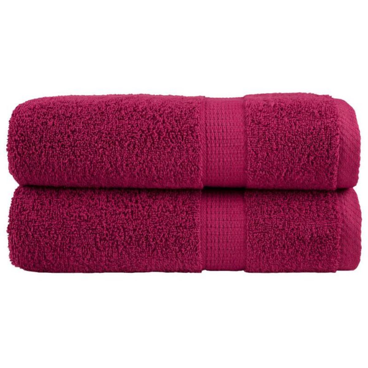 VIDAXL Serviettes de douche de qualité supérieure SOLUND 2 pcs
