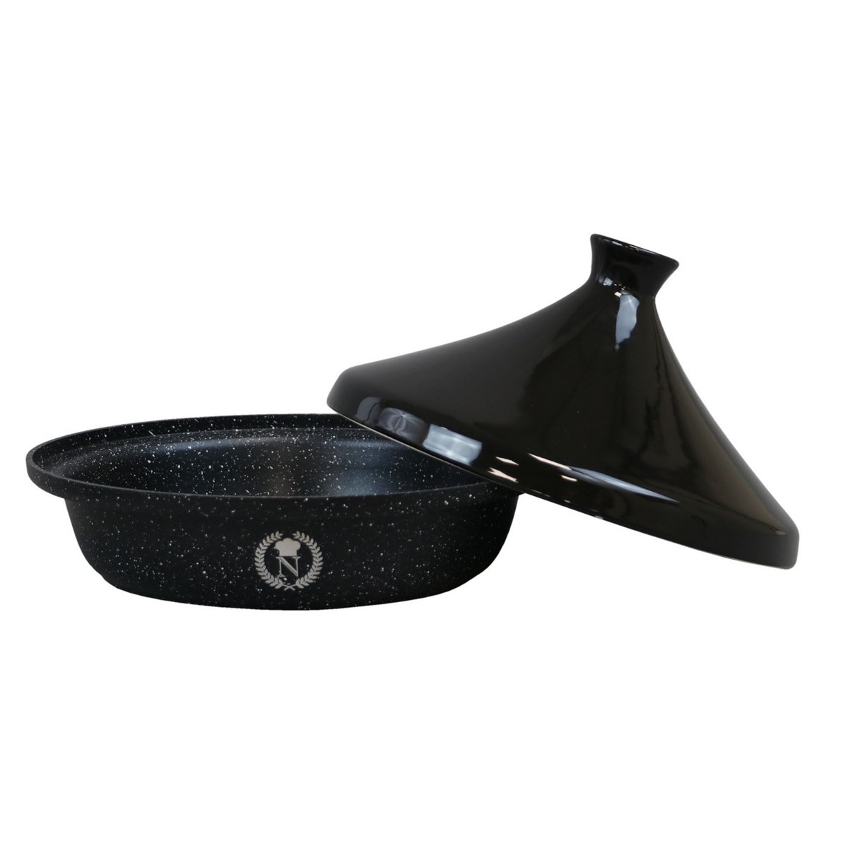 NAPOLEON Tajine en aluminium et porcelaine avec revêtement anti-adhérent 33 cm de diamètre