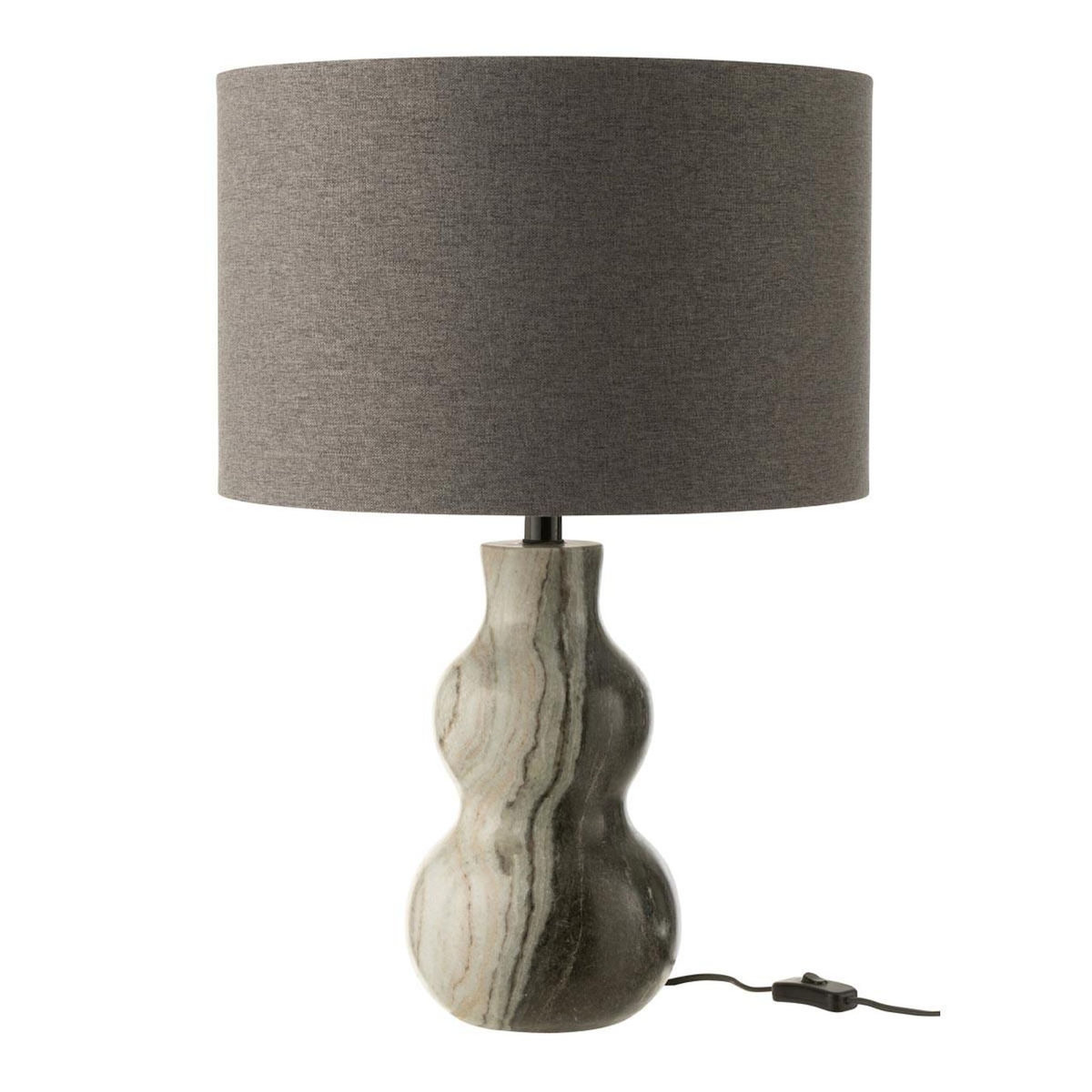 Paris Prix Lampe à Poser en Marbre  Courchevel  40cm Gris Clair