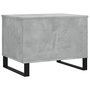 Voir la diapositive 5 : VIDAXL Table basse Gris beton 60x44,5x45 cm Bois d'ingenierie
