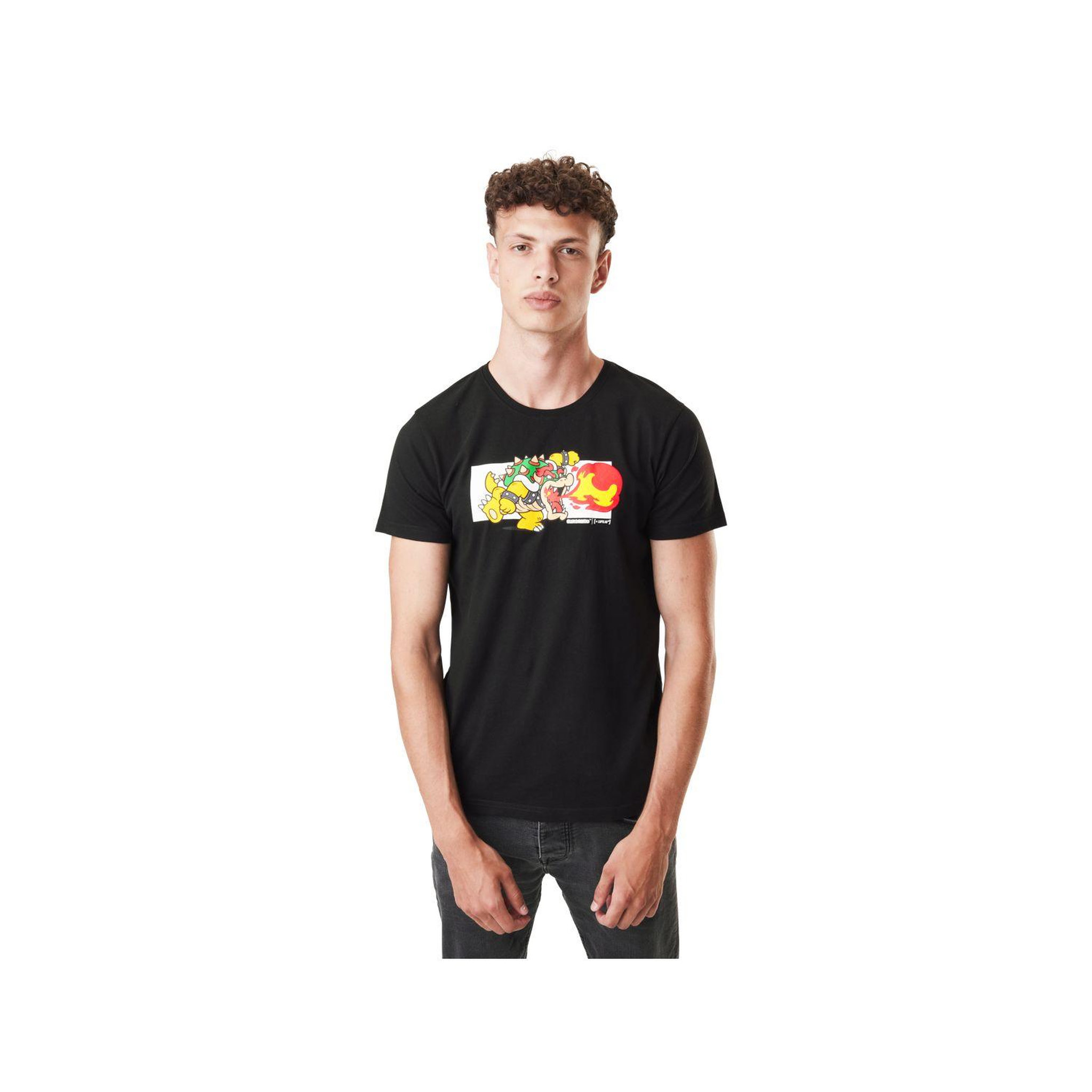 Voir la diapositive 4 : CAPSLAB T-Shirt homme Super Mario Bros Bowser