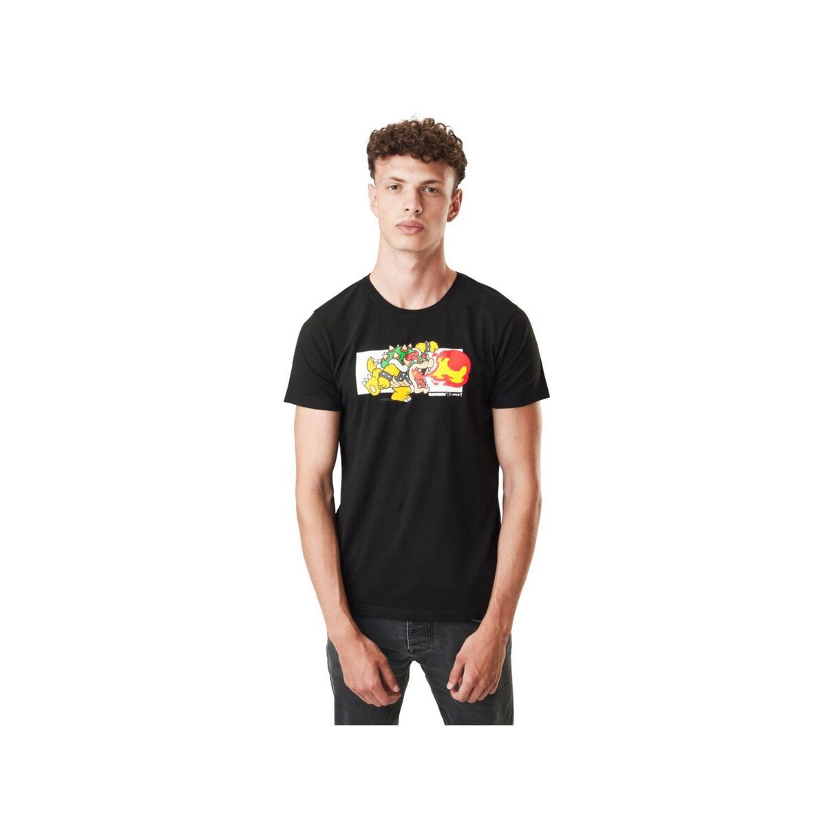 CAPSLAB T-Shirt homme Super Mario Bros Bowser