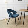 Voir la diapositive 2 : The Home Deco Factory Lot de 2 chaises assise tressée LUND