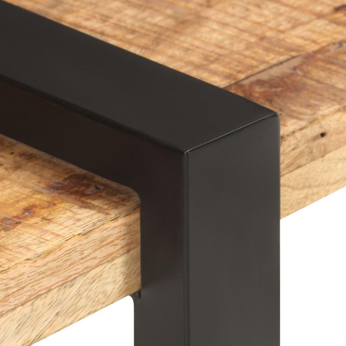 VIDAXL Meuble TV 160x40x40 cm Bois massif de manguier brut