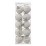 Voir la diapositive 1 : ATMOSPHERA Lot de 10 Boules de Noël  Petites Billes  4cm Blanc