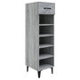 Voir la diapositive 2 : VIDAXL Meuble a chaussures Sonoma gris 30x35x105 cm Bois d'ingenierie