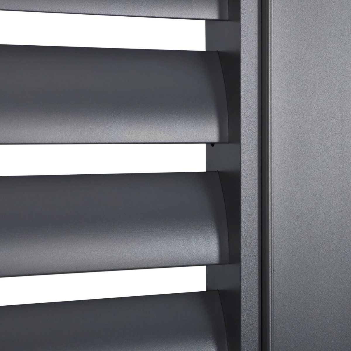 SWEEEK Persienne 100cm pour pergola bioclimatique aluminium anthracite Palace