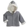 Voir la diapositive 1 : IN EXTENSO Cardigan à capuche bébé fille