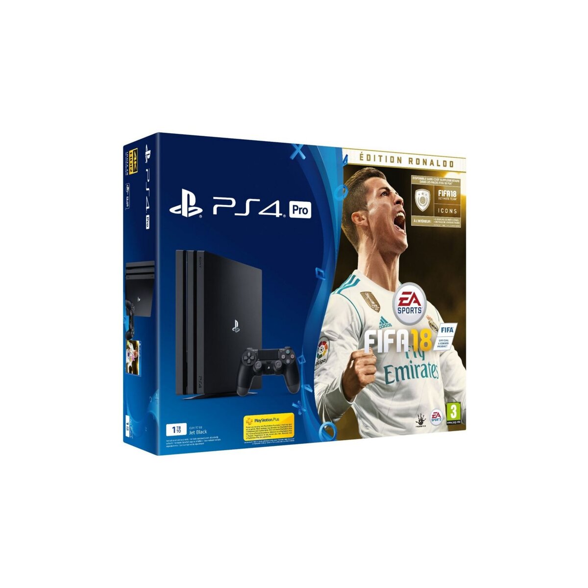 Console Playstation 4 Pro 1To FIFA 18 - Edition Deluxe