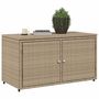 Voir la diapositive 4 : VIDAXL Armoire de rangement jardin beige 110x55x60,5 cm resine tressee