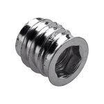 CENTRALE BRICO Manchon  pour patte d'assemblage acier zingue HETTICH, l.4 mm