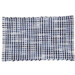 GUY LEVASSEUR Tapis déco quadrillé en polycoton 50x80cm