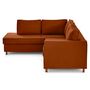 Voir la diapositive 5 : LISA DESIGN Jake - canapé déhoussable d'angle gauche 5 places en tissu