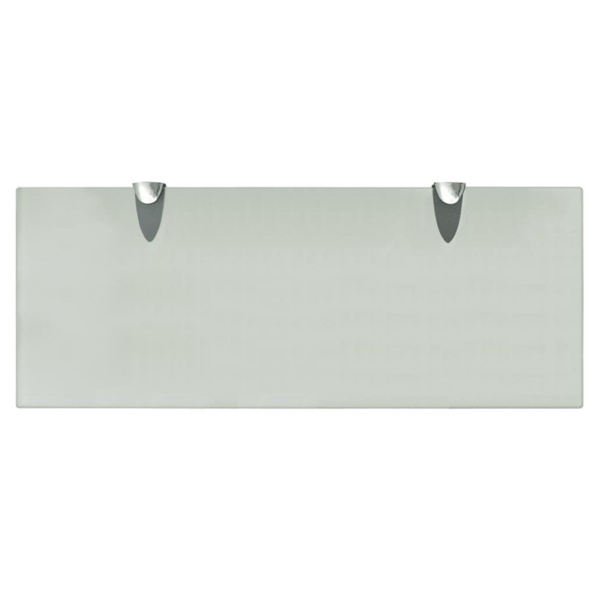 VIDAXL Etageres murales 2 pcs Verre 50 x 20 cm 8 mm