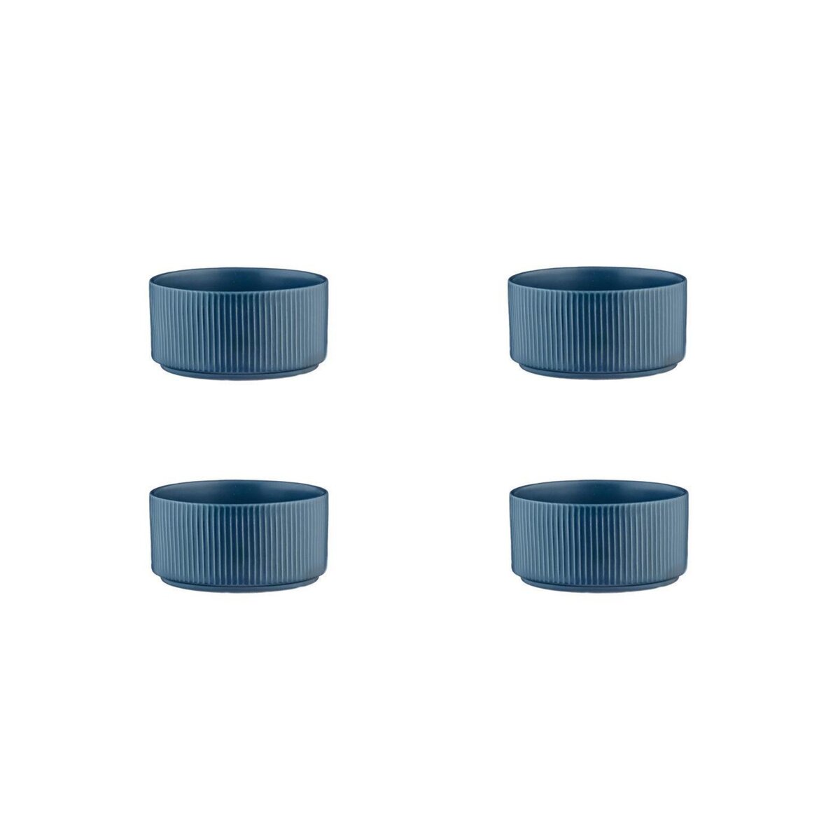 BJORN Bol SCANDI Ø12cm - 4 pièces - Marine