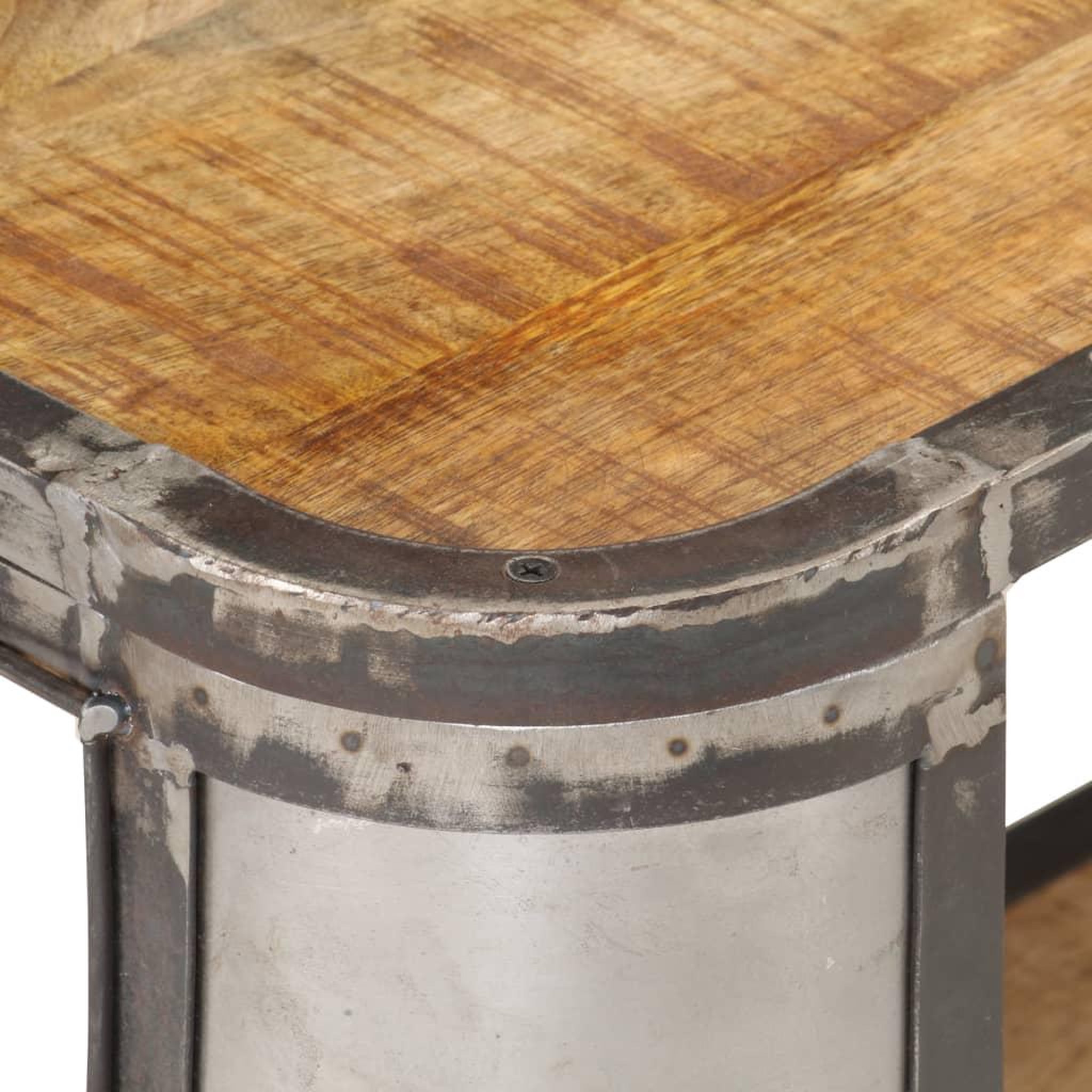 Voir la diapositive 4 : VIDAXL Meuble TV 150x30x40 cm Bois massif de manguier