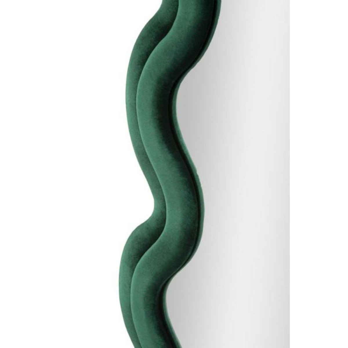 Paris Prix Miroir Mural en Velours  Monica  160cm Vert