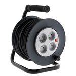 ZENITECH Enrouleur de câble électrique 40m 3x1,5mm
