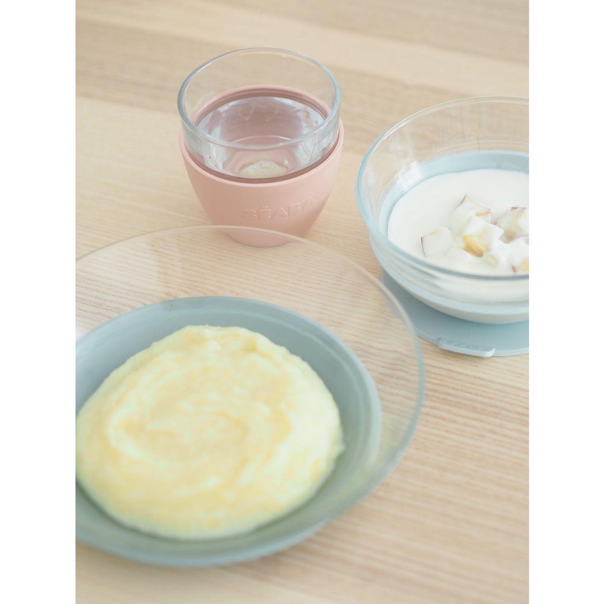 Voir la diapositive 4 : BEABA Coffret repas repas verre eucalyptus