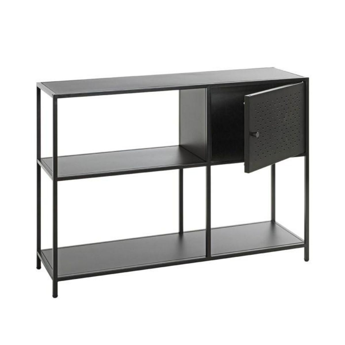 Paris Prix Buffet 3 Niveaux 1 Casier  Nelia II  100cm Noir