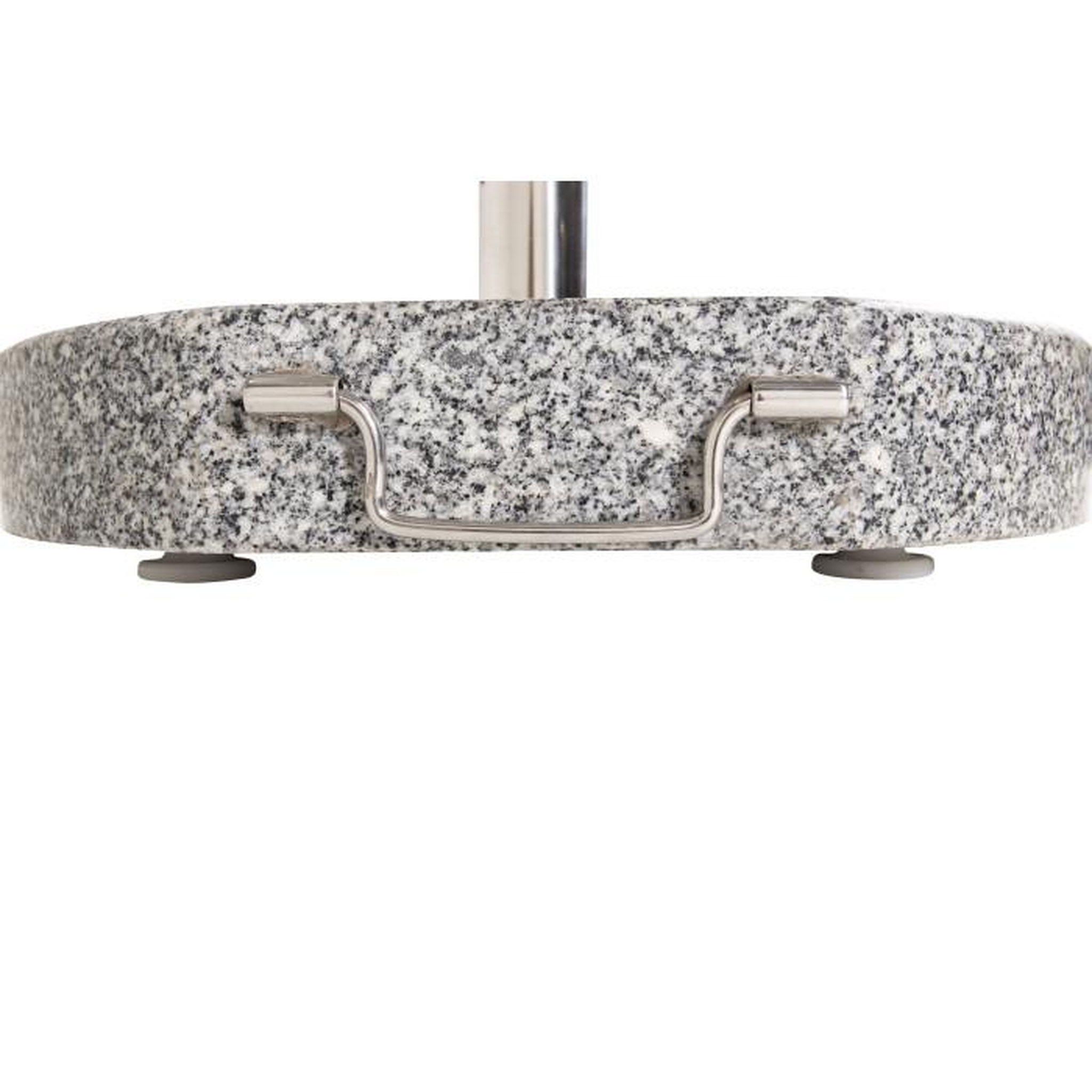 Voir la diapositive 6 : Paris Prix Pied de Parasol Moucheté Rond  Stathera  50cm Gris
