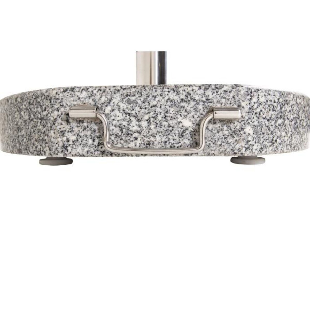 Paris Prix Pied de Parasol Moucheté Rond  Stathera  50cm Gris