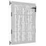 Voir la diapositive 3 : VIDAXL Portail de jardin 85x150 cm acier corten design de bambou